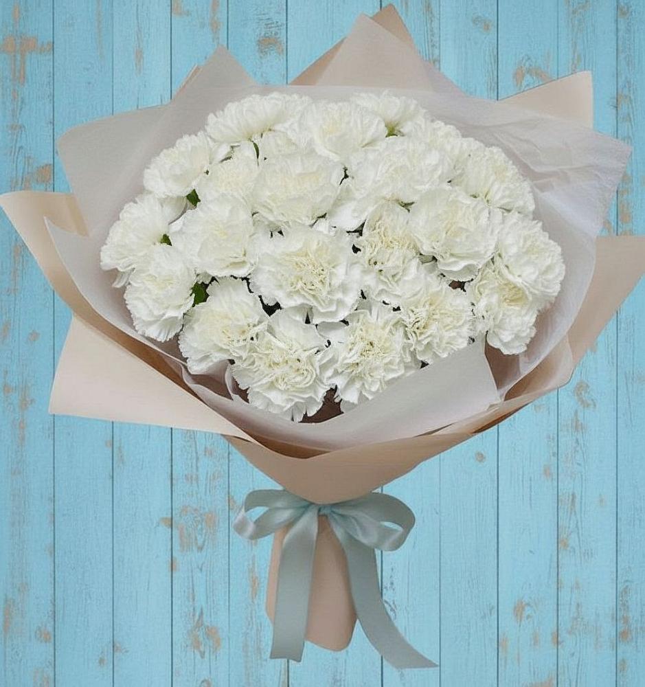 Букет цветов из: Гвоздики в Нижнетроицкий