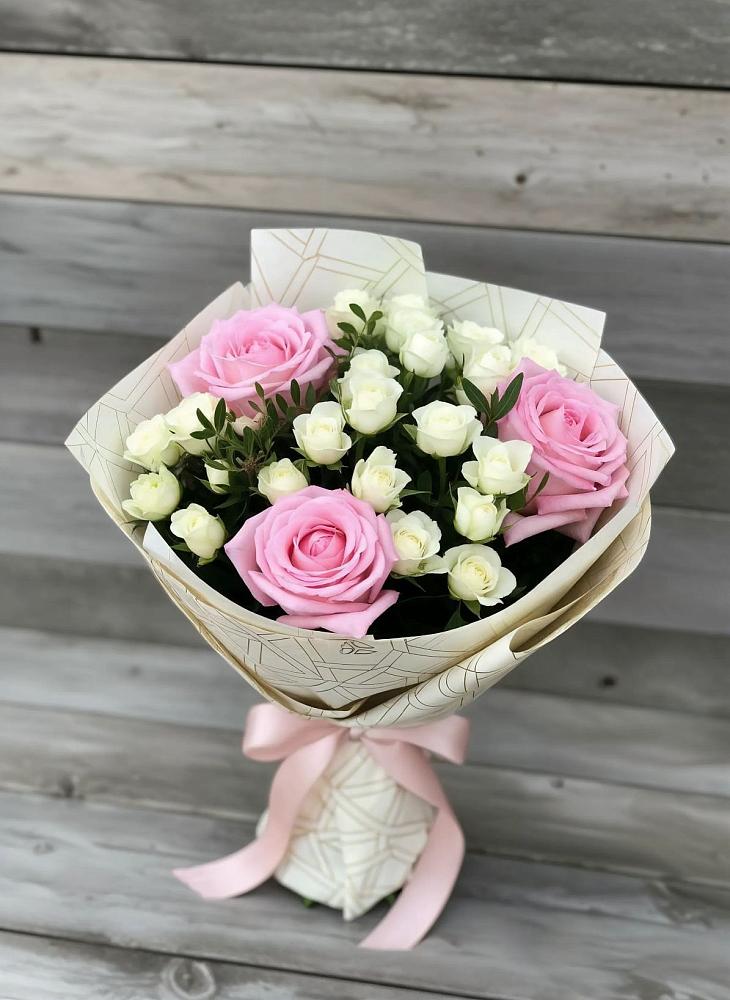 Букет цветов из: Розы в Нижнетроицкий