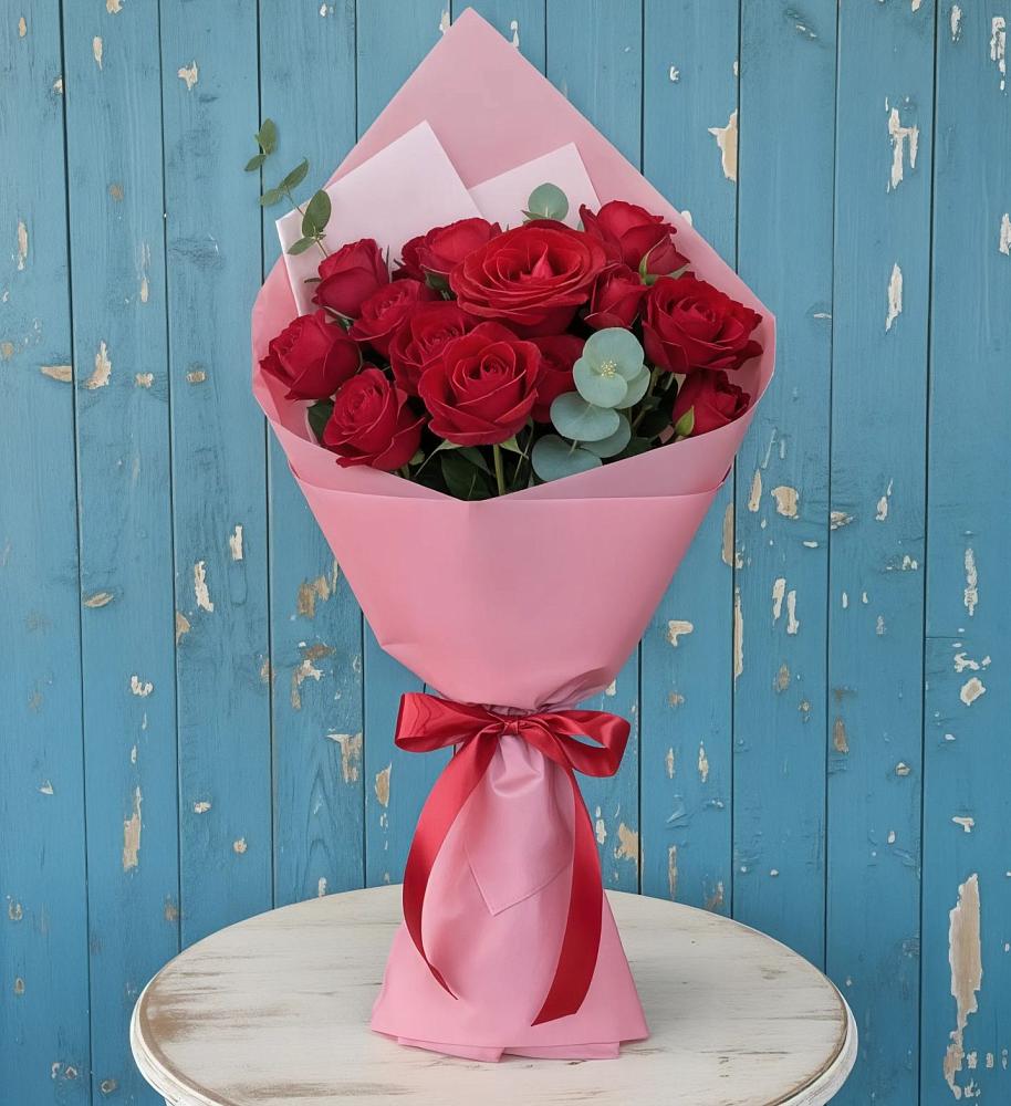 Букет цветов из: Розы в Нижнетроицкий