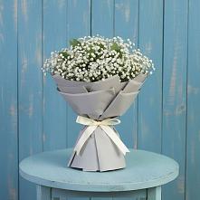 Букет цветов из:  Гипсофила в Нижнетроицкий