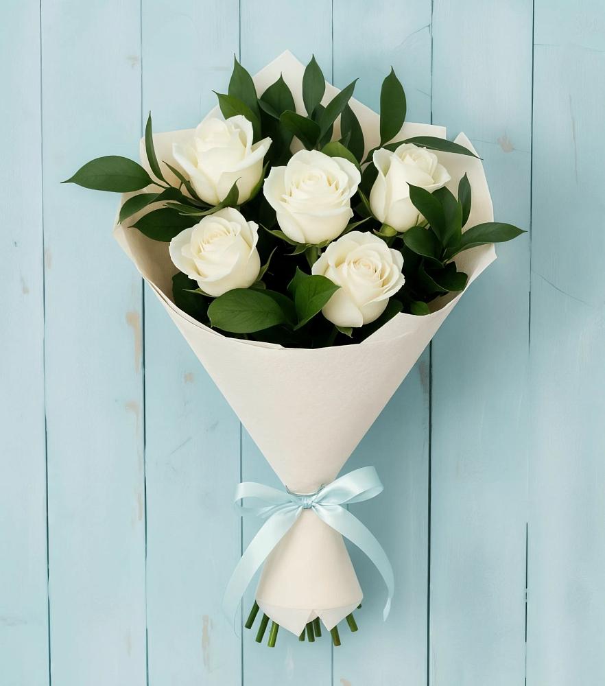 Букет цветов из: Розы в Нижнетроицкий