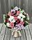 Букет цветов из: Альстромерии, Гвоздики, Розы и Хризантемы в Нижнетроицкий