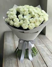 Букет 35 Белых роз в Нижнетроицкий