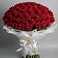 Букет 101 Красная роза Блэк Мэджик в Нижнетроицкий