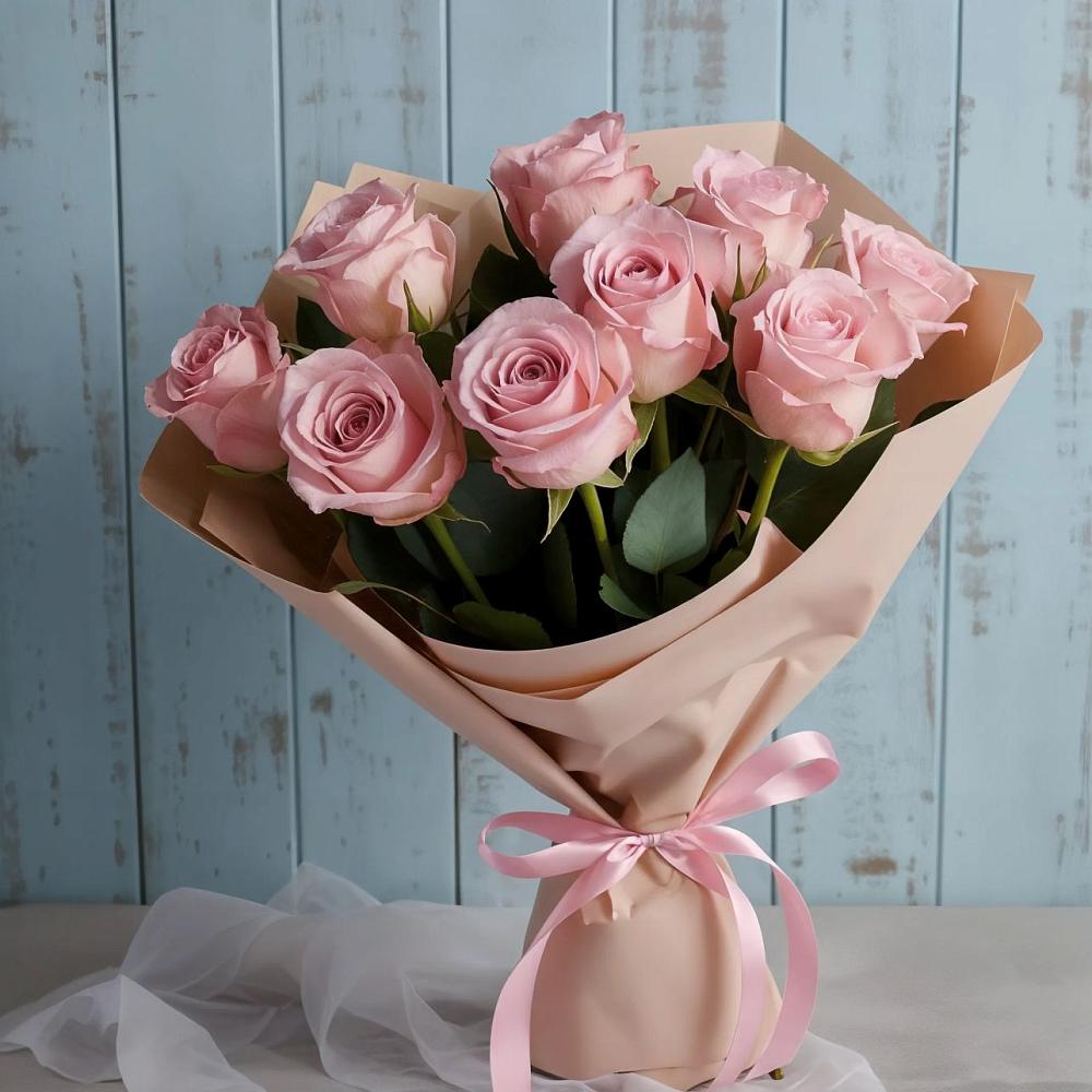 Букет цветов из: Розы в Нижнетроицкий