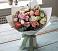 Букет цветов из: Розы, Лизиантусы и Гвоздики в Нижнетроицкий