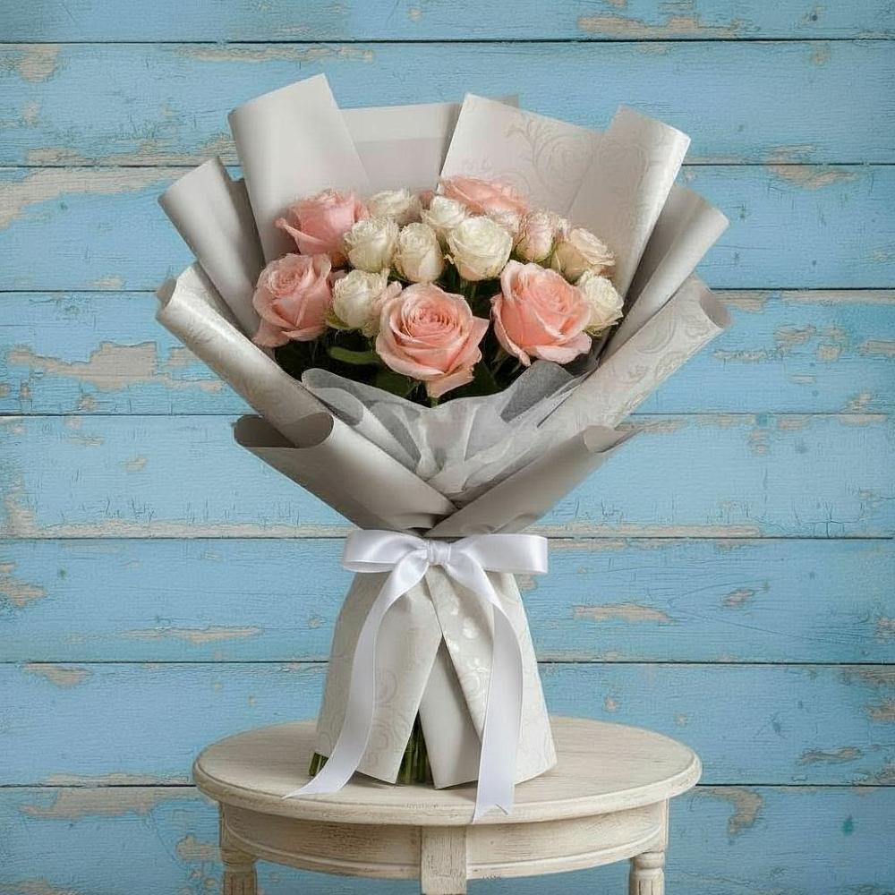 Букет цветов из: Розы в Нижнетроицкий