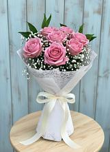 Букет цветов из:  Розы в Нижнетроицкий