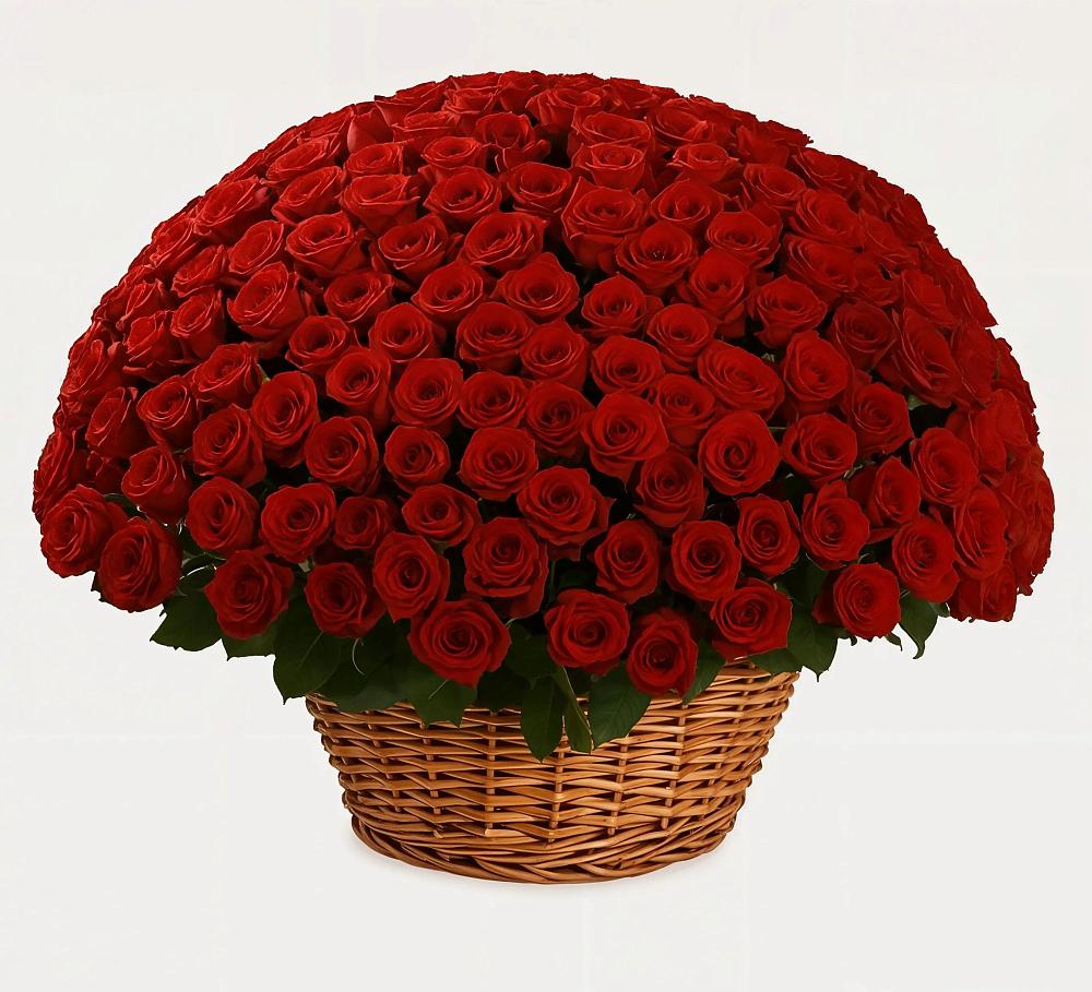 Премиум букет из: Розы в Нижнетроицкий