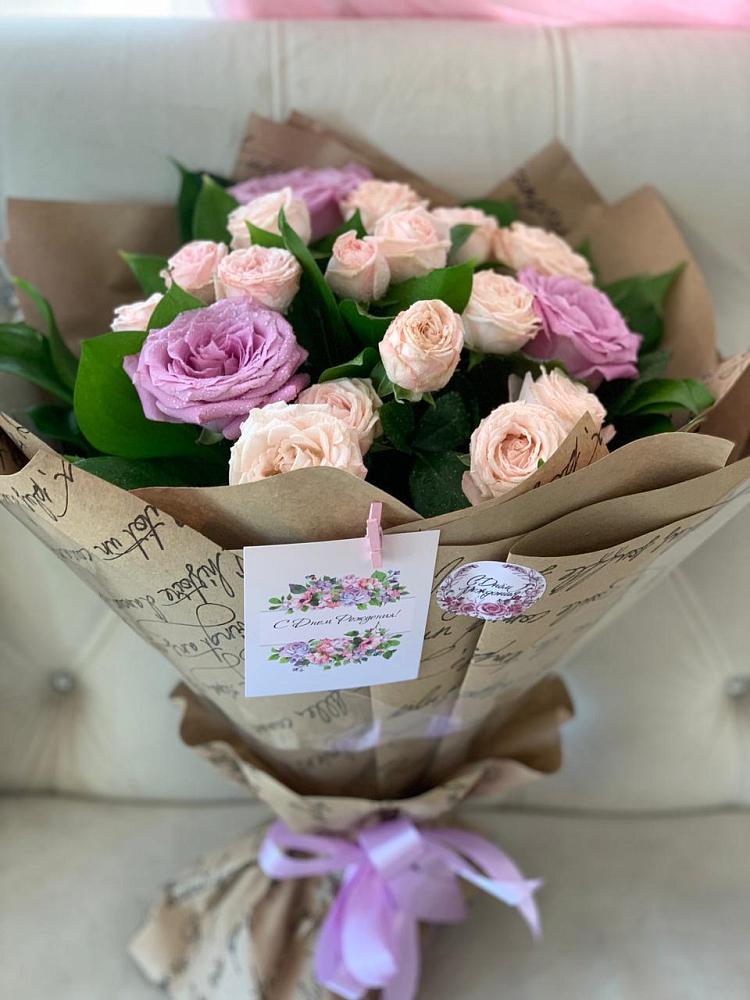 Букет цветов из: Розы в Нижнетроицкий