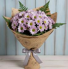 Букет цветов из:  Хризантемы в Нижнетроицкий