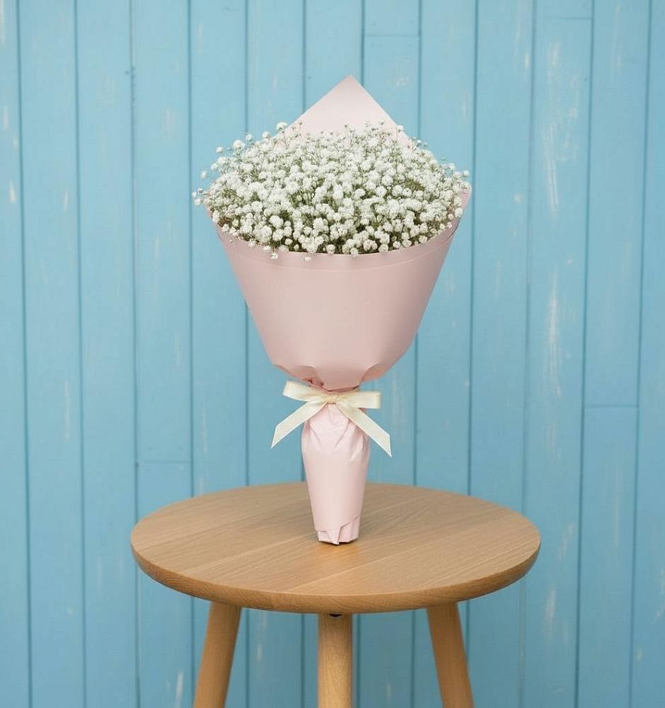 Букет цветов из: Гипсофила в Нижнетроицкий