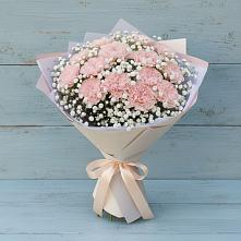 Букет цветов из:  Гвоздики в Нижнетроицкий