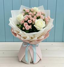 Букет цветов из:  Розы в Нижнетроицкий