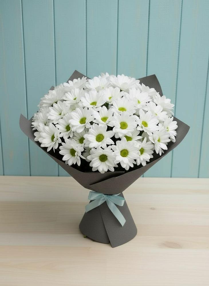 Букет цветов из: Хризантемы в Нижнетроицкий