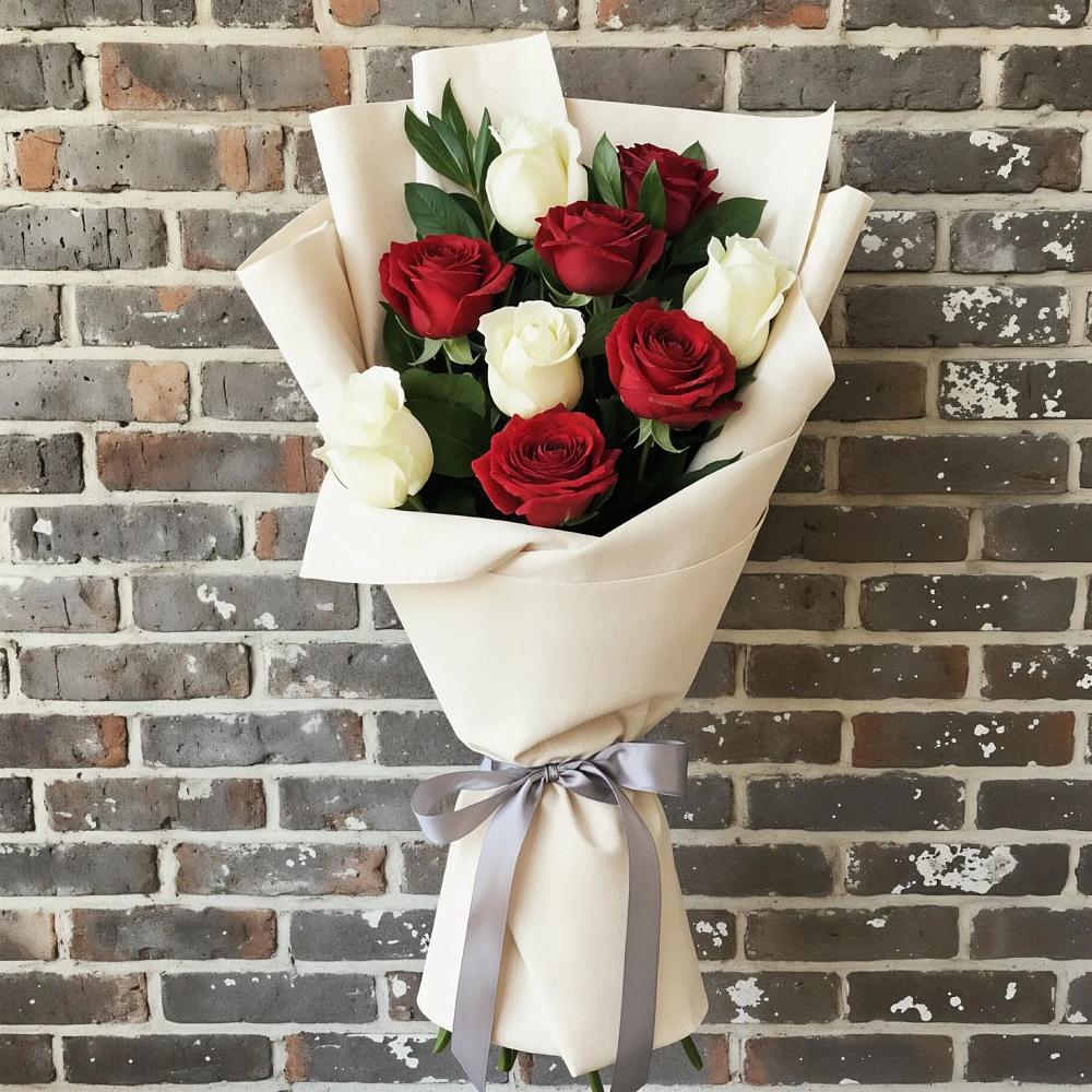 Букет цветов из: Розы в Нижнетроицкий