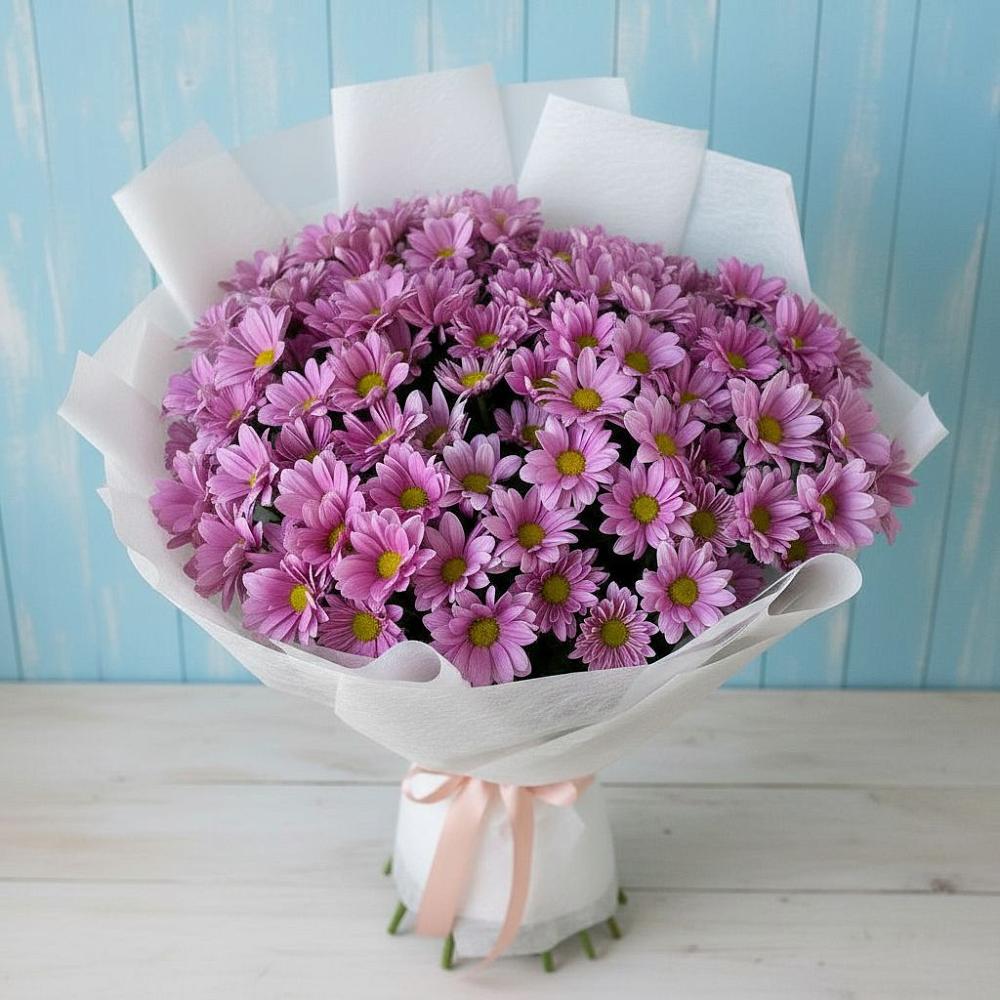 Букет цветов из: Хризантемы в Нижнетроицкий