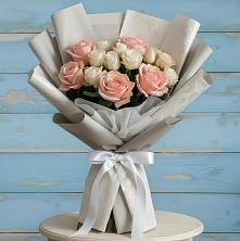 Букет цветов из:  Розы в Нижнетроицкий