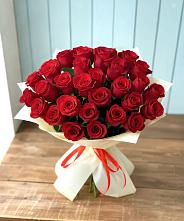 Букет 29 Красных роз в Нижнетроицкий