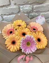 Букет цветов из:  Герберы #REPLACE_PRED# Нижнетроицкий