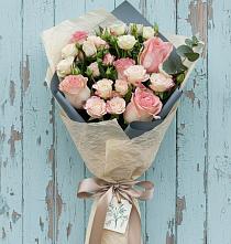 Букет цветов из:  Розы #REPLACE_PRED# Нижнетроицкий