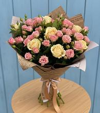 Букет цветов из:  Розы в Нижнетроицкий