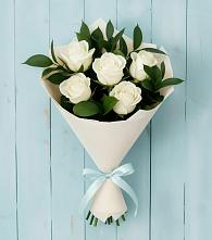 Букет цветов из:  Розы в Нижнетроицкий