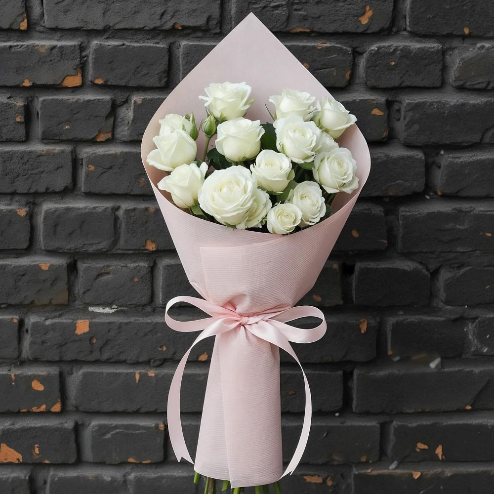 Букет цветов из: Розы в Нижнетроицкий