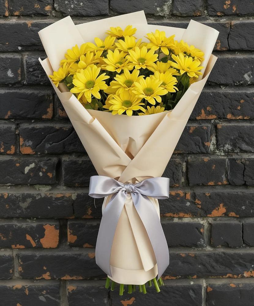 Букет цветов из: Хризантемы в Нижнетроицкий