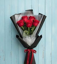 Букет цветов из:  Розы в Нижнетроицкий