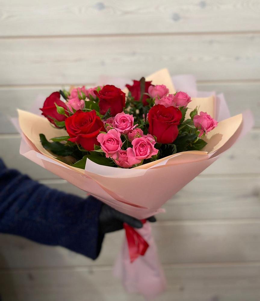 Букет цветов из: Розы в Нижнетроицкий