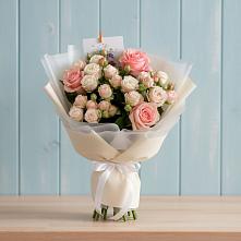 Букет цветов из:  Розы #REPLACE_PRED# Нижнетроицкий