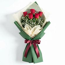 Букет цветов из:  Розы в Нижнетроицкий