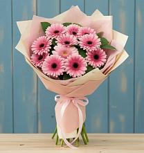Букет цветов из:  Герберы в Нижнетроицкий