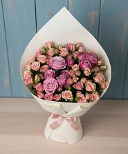 Букет цветов из:  Розы в Нижнетроицкий