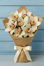 Букет цветов из:  Орхидеи и Розы в Нижнетроицкий